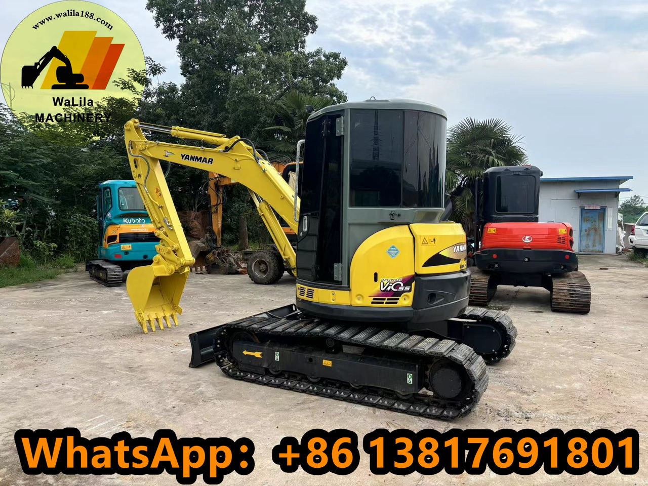 Yanmar Vio 55 Vio55 - حفارة مُصَّغرة: صورة 1 Yanmar Vio 55 Vio55 - حفارة مُصَّغرة: صورة 1