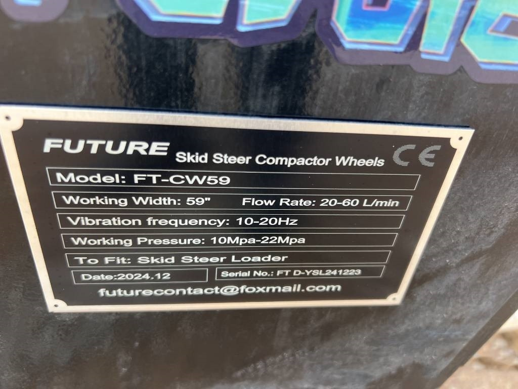 Future FT-CW59 Skid Steer Compactor Wheels - مدحلة: صورة 4 Future FT-CW59 Skid Steer Compactor Wheels - مدحلة: صورة 4