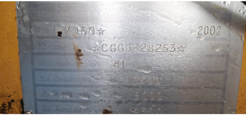 Case WX150 - حفارة دولاب: صورة 5 Case WX150 - حفارة دولاب: صورة 5