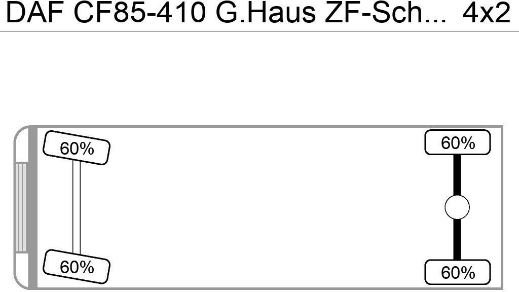 DAF CF85-410 G.Haus ZF-Schalter German Truck - وحدة جر: صورة 4 DAF CF85-410 G.Haus ZF-Schalter German Truck - وحدة جر: صورة 4