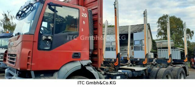 شاحنة قطع الأشجار, شاحنة كرين Iveco AD260T450PS 6x4 Blatt Blatt (E:5): صورة 11