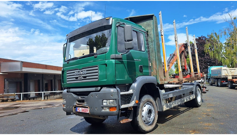MAN TGA 18.480 Holz LKW - شاحنة قطع الأشجار, شاحنة كرين: صورة 1 MAN TGA 18.480 Holz LKW - شاحنة قطع الأشجار, شاحنة كرين: صورة 1