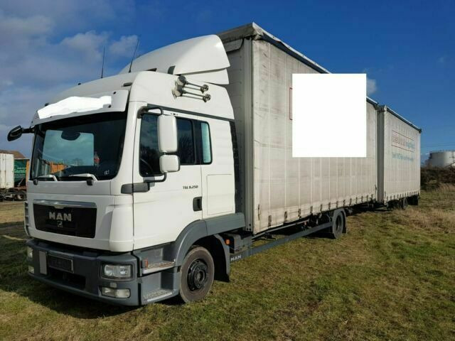 MAN TGL8.240 G.Haus/2xBett Klima AHK - شاحنة ستارة جانبية: صورة 2 MAN TGL8.240 G.Haus/2xBett Klima AHK - شاحنة ستارة جانبية: صورة 2