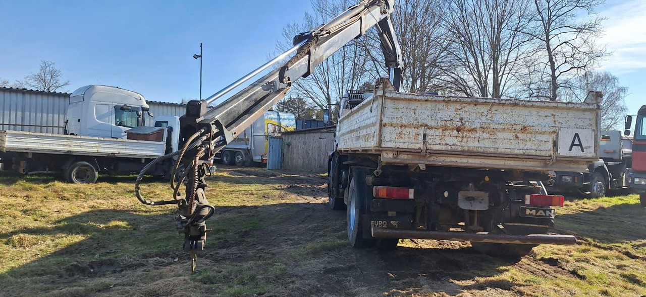 MAN TGM 18.220 4x2 3.S-Kipper mit Kran - شاحنة قلاب, شاحنة كرين: صورة 5 MAN TGM 18.220 4x2 3.S-Kipper mit Kran - شاحنة قلاب, شاحنة كرين: صورة 5