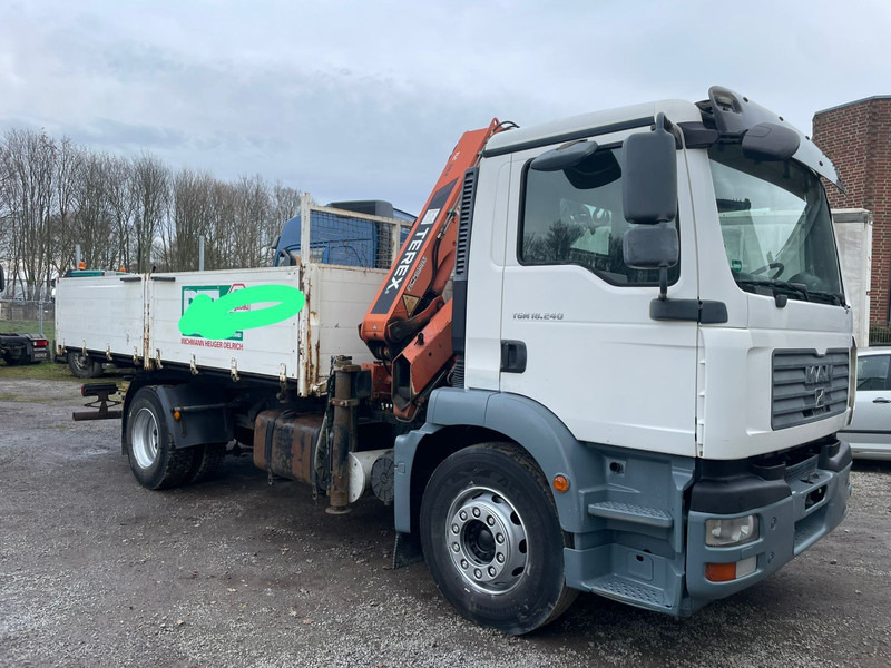 MAN TGM 18.240PS 4x2 3.S-Kipper mit Kran - شاحنة قلاب, شاحنة كرين: صورة 4 MAN TGM 18.240PS 4x2 3.S-Kipper mit Kran - شاحنة قلاب, شاحنة كرين: صورة 4