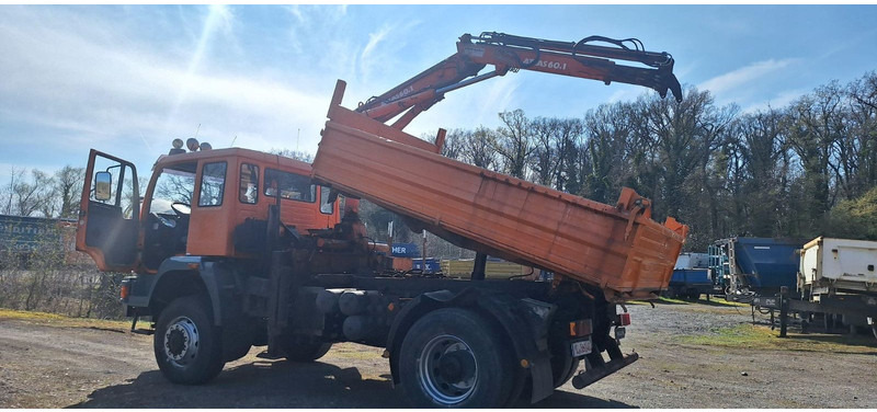 MAN TGM 18.240PS 4x4 3.S-Kipper mit Kran - شاحنة قلاب, شاحنة كرين: صورة 4 MAN TGM 18.240PS 4x4 3.S-Kipper mit Kran - شاحنة قلاب, شاحنة كرين: صورة 4