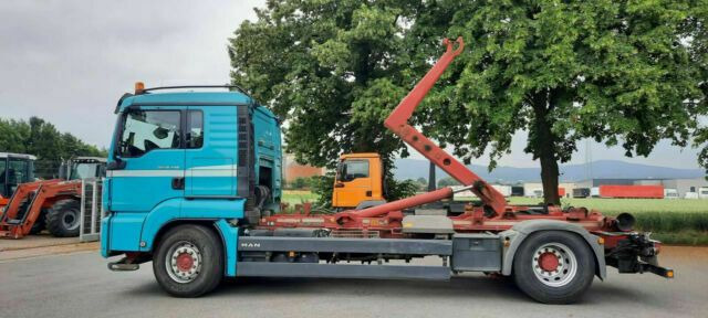 MAN TGS 18.440 Abroller mit Funk +Kran vor. - شاحنة ذات خطاف, شاحنة كرين: صورة 4 MAN TGS 18.440 Abroller mit Funk +Kran vor. - شاحنة ذات خطاف, شاحنة كرين: صورة 4