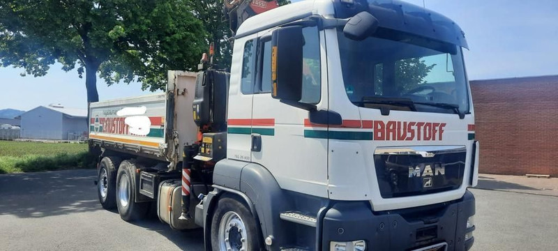 MAN TGS 26.400 Kipper Mit Kran/Funk - شاحنات مسطحة, شاحنة كرين: صورة 2 MAN TGS 26.400 Kipper Mit Kran/Funk - شاحنات مسطحة, شاحنة كرين: صورة 2