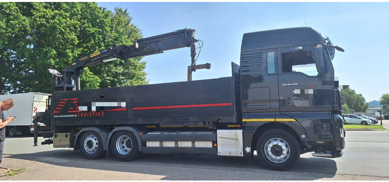 MAN TGX 26.440 6x2 LLW Pritsche mit Kran Palfinge - شاحنات مسطحة, شاحنة كرين: صورة 3 MAN TGX 26.440 6x2 LLW Pritsche mit Kran Palfinge - شاحنات مسطحة, شاحنة كرين: صورة 3