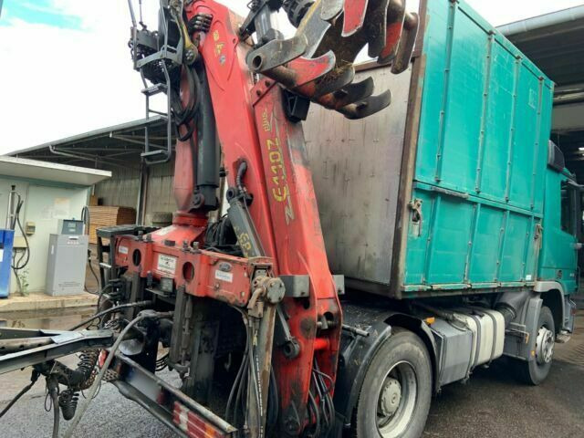 Mercedes-Benz 1841K 4x2 Actros Kipper mit Kran+Greifer - شاحنة قلاب, شاحنة كرين: صورة 5 Mercedes-Benz 1841K 4x2 Actros Kipper mit Kran+Greifer - شاحنة قلاب, شاحنة كرين: صورة 5