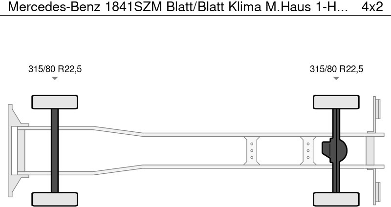 Mercedes-Benz 1841SZM Blatt/Blatt Klima M.Haus 1-Hand - شاحنة قلاب: صورة 4 Mercedes-Benz 1841SZM Blatt/Blatt Klima M.Haus 1-Hand - شاحنة قلاب: صورة 4