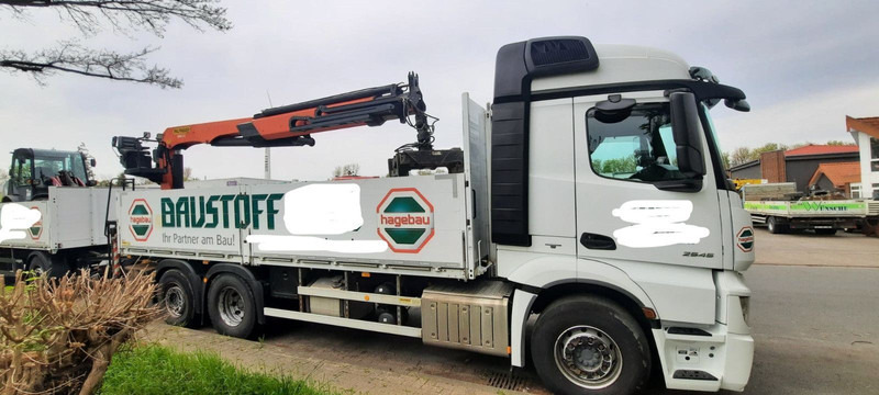 Mercedes-Benz 2545 Actros Pritsche Kran Palfinger PK21001 - شاحنات مسطحة, شاحنة كرين: صورة 3 Mercedes-Benz 2545 Actros Pritsche Kran Palfinger PK21001 - شاحنات مسطحة, شاحنة كرين: صورة 3