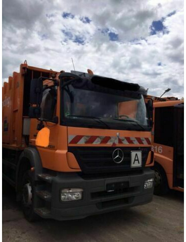 Mercedes-Benz 2633 Axor 6x2 Haller/Aufbau+Schüttung Euro:4 - شاحنة النفايات: صورة 1 Mercedes-Benz 2633 Axor 6x2 Haller/Aufbau+Schüttung Euro:4 - شاحنة النفايات: صورة 1