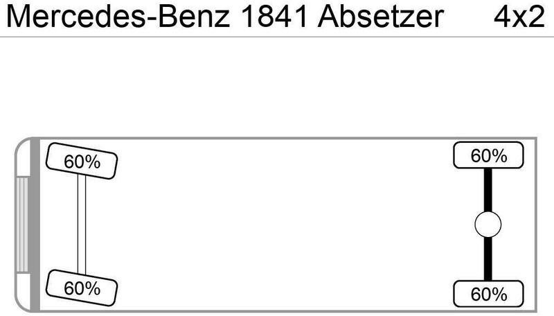 Mercedes-Benz 2641 Absetzer 6x2 Blatt/Luft Klima AHK - شاحنة نقل المخلفات: صورة 4 Mercedes-Benz 2641 Absetzer 6x2 Blatt/Luft Klima AHK - شاحنة نقل المخلفات: صورة 4