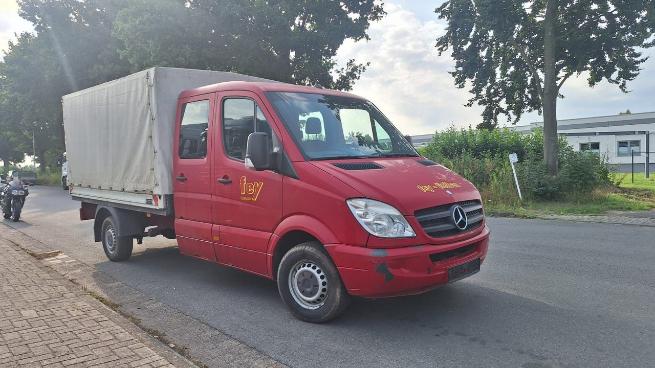 Mercedes-Benz 319 Doka - شاحنة ستارة جانبية, الشاحنات الصغيرة كابينة مزدوجة: صورة 3 Mercedes-Benz 319 Doka - شاحنة ستارة جانبية, الشاحنات الصغيرة كابينة مزدوجة: صورة 3