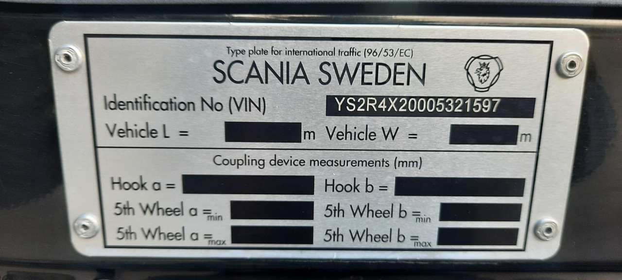 Scania R480 SZM E6 Blatt/Luft G.Haus/Hochdach - وحدة جر: صورة 4 Scania R480 SZM E6 Blatt/Luft G.Haus/Hochdach - وحدة جر: صورة 4