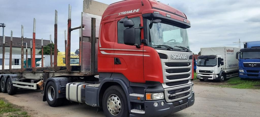 Scania R490 SZM E6 Blatt/Luft G.Haus/Hochdach - وحدة جر: صورة 1 Scania R490 SZM E6 Blatt/Luft G.Haus/Hochdach - وحدة جر: صورة 1