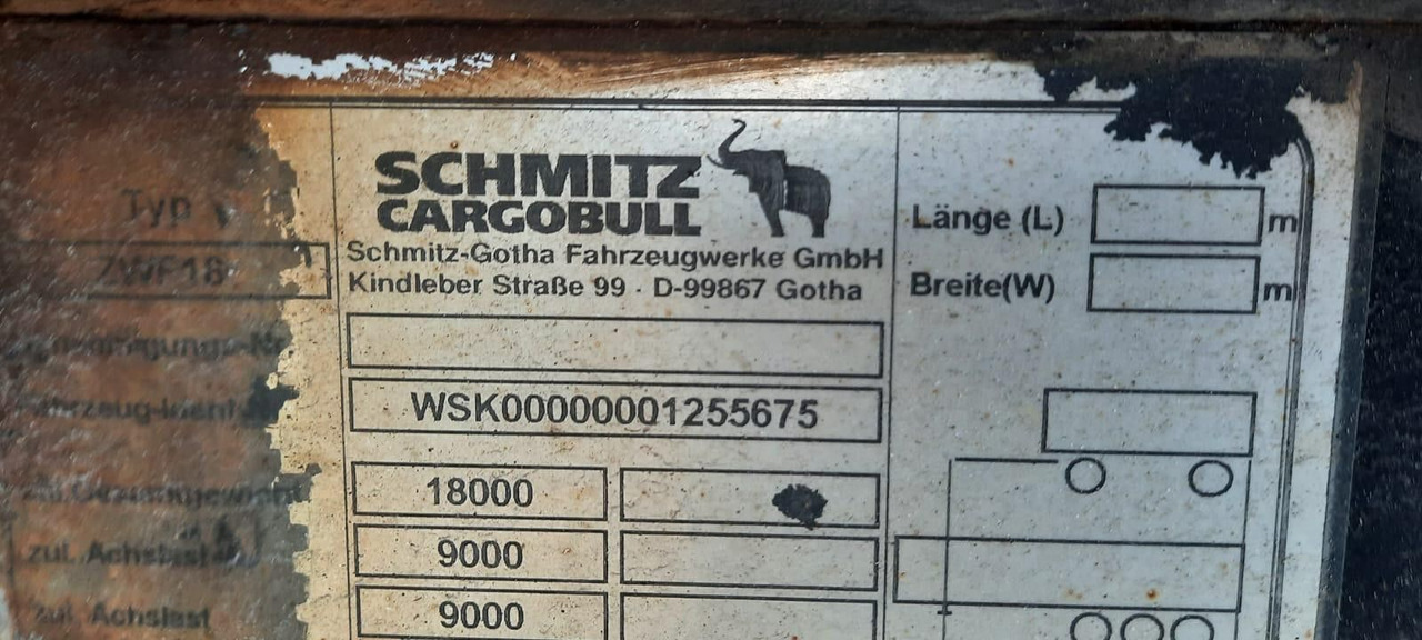 Schmitz Cargobull Containeranhänger mit Container - مقطورة صندوق مغلق: صورة 2 Schmitz Cargobull Containeranhänger mit Container - مقطورة صندوق مغلق: صورة 2