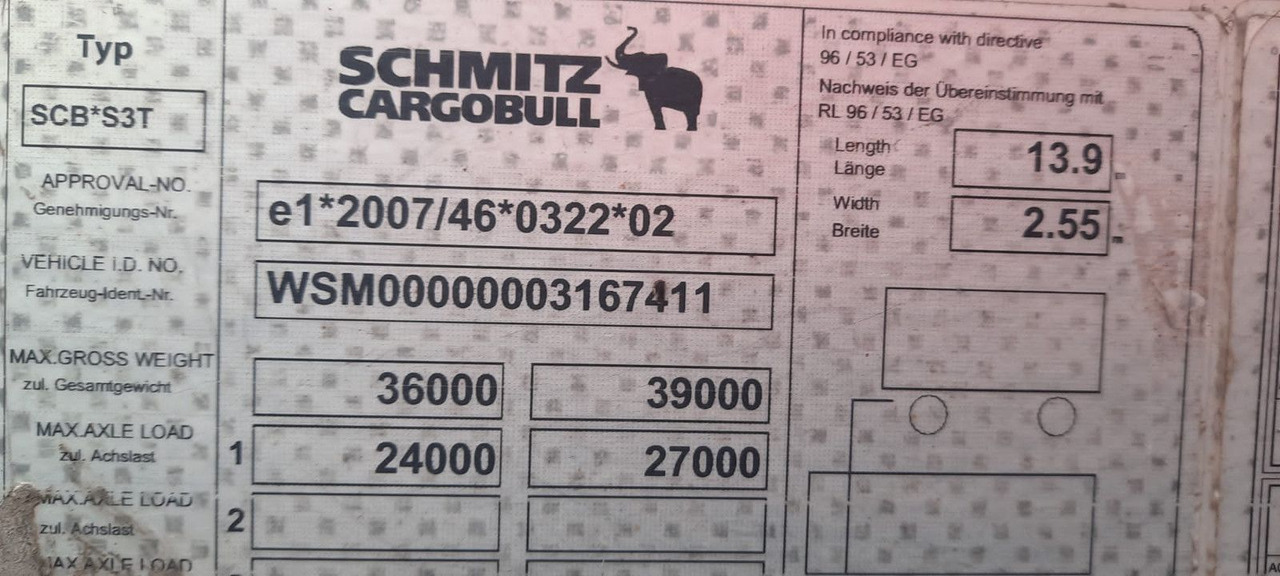 Schmitz Cargobull SCS 24 Plane Spriegel - نصف مقطورة ستارة: صورة 5 Schmitz Cargobull SCS 24 Plane Spriegel - نصف مقطورة ستارة: صورة 5