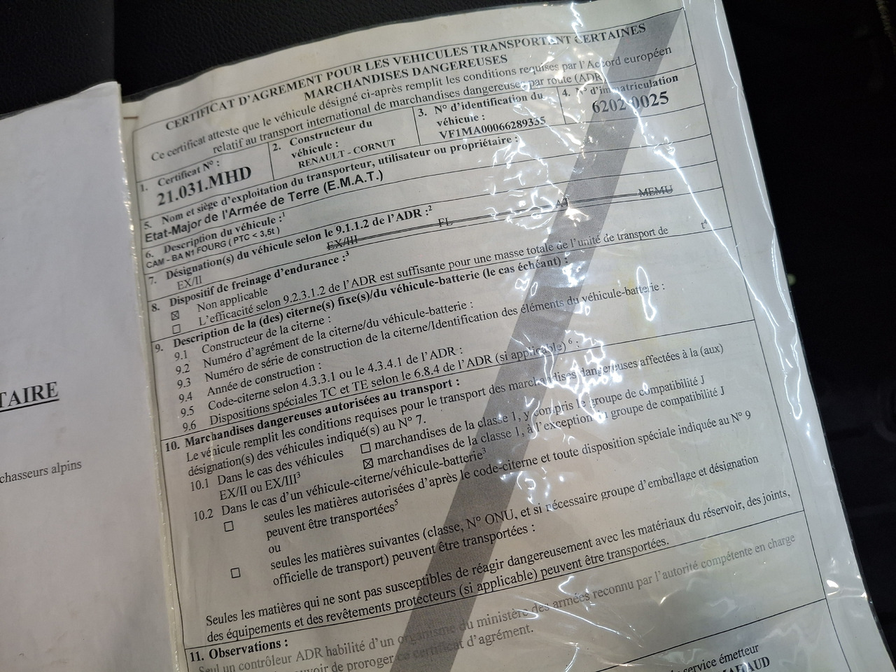 فان Renault Master ADR 9.1.1.2 EX/II: صورة 25