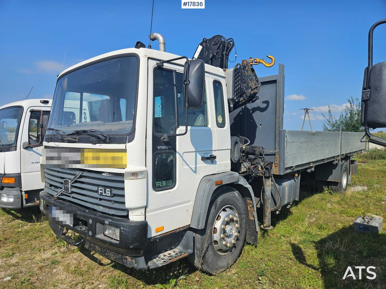 1997 Volvo FL 619 - شاحنات مسطحة, شاحنة كرين: صورة 1 1997 Volvo FL 619 - شاحنات مسطحة, شاحنة كرين: صورة 1