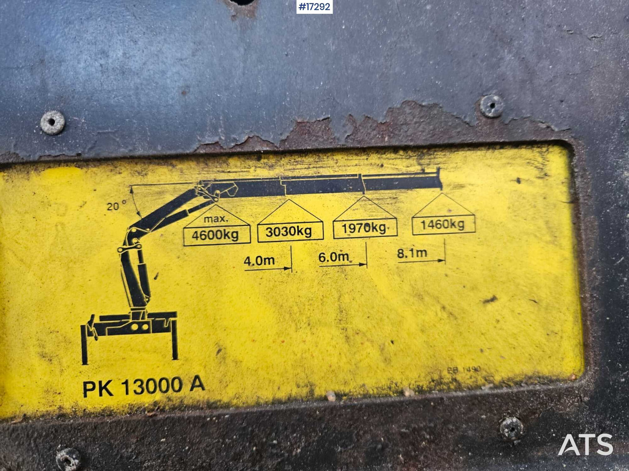 PALFINGER PK 13000 hydraulic crane (1997) - ونش كرين: صورة 5 PALFINGER PK 13000 hydraulic crane (1997) - ونش كرين: صورة 5