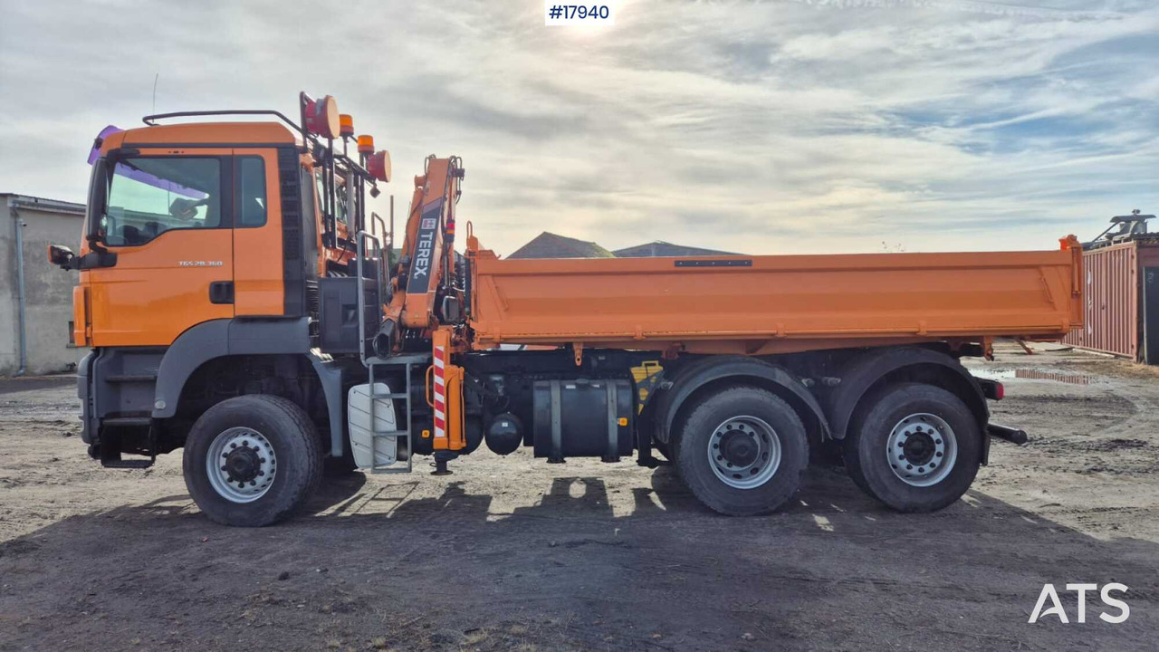 Tipper/sand spreader with HDS - MAN TGS 28.360 6x4 (2008) - شاحنة قلاب, شاحنة كرين: صورة 5 Tipper/sand spreader with HDS - MAN TGS 28.360 6x4 (2008) - شاحنة قلاب, شاحنة كرين: صورة 5