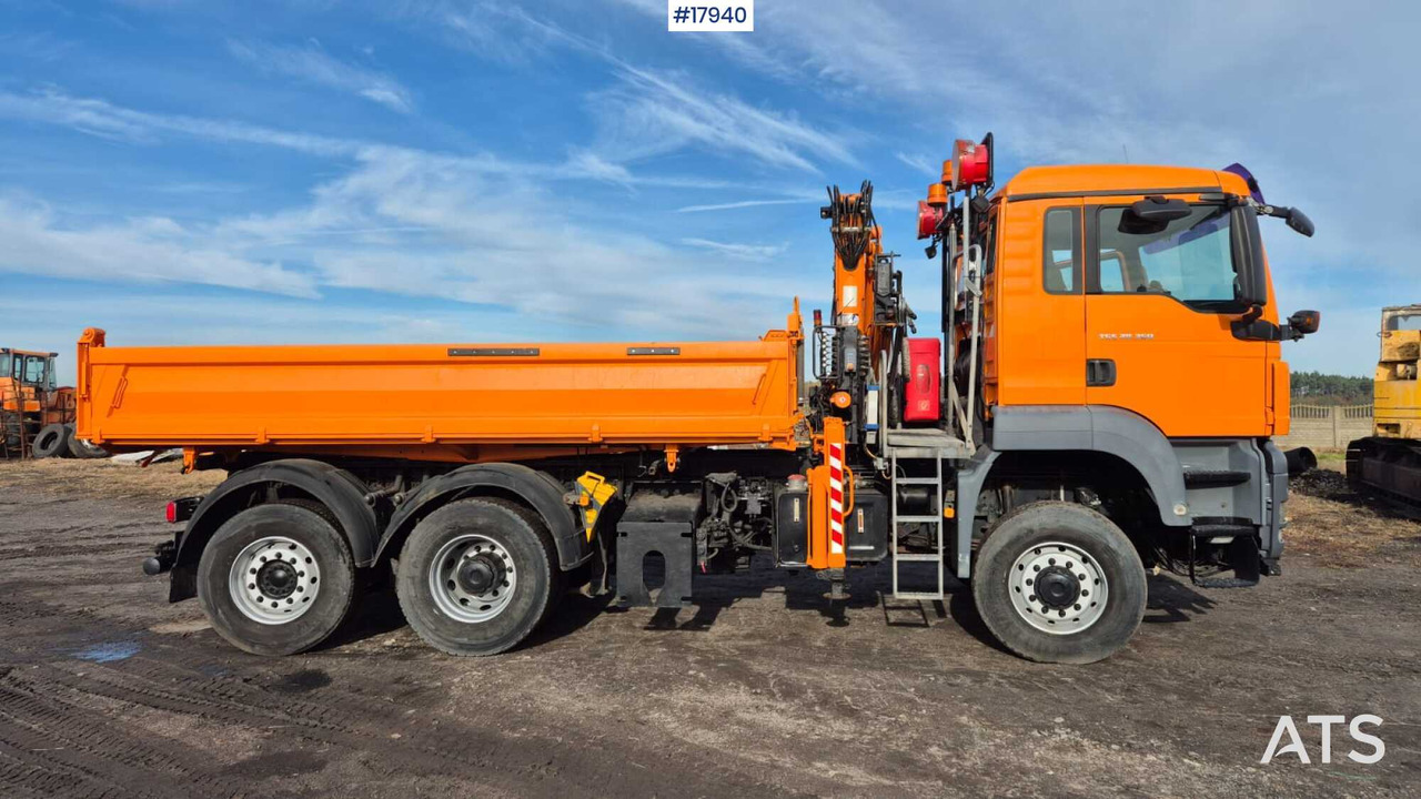 Tipper/sand spreader with HDS - MAN TGS 28.360 6x4 (2008) - شاحنة قلاب, شاحنة كرين: صورة 4 Tipper/sand spreader with HDS - MAN TGS 28.360 6x4 (2008) - شاحنة قلاب, شاحنة كرين: صورة 4