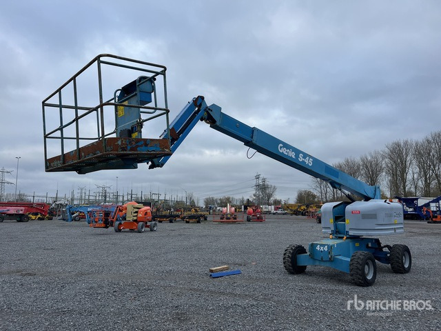 2006 Genie S-45 4WD Diesel Telescopic Boom Lift - رافعة سلة تلسكوبية: صورة 4 2006 Genie S-45 4WD Diesel Telescopic Boom Lift - رافعة سلة تلسكوبية: صورة 4