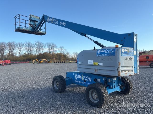 2011 Genie S-45 4WD Diesel Telescopic Boom Lift - رافعة سلة تلسكوبية: صورة 4 2011 Genie S-45 4WD Diesel Telescopic Boom Lift - رافعة سلة تلسكوبية: صورة 4