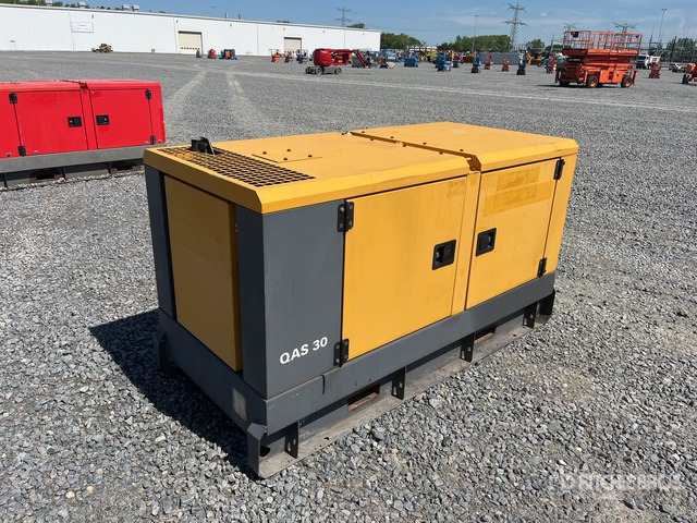 2014 Atlas Copco QAS30 30 kVA Skid-Mounted Generator Set - مجموعة المولدات: صورة 2 2014 Atlas Copco QAS30 30 kVA Skid-Mounted Generator Set - مجموعة المولدات: صورة 2