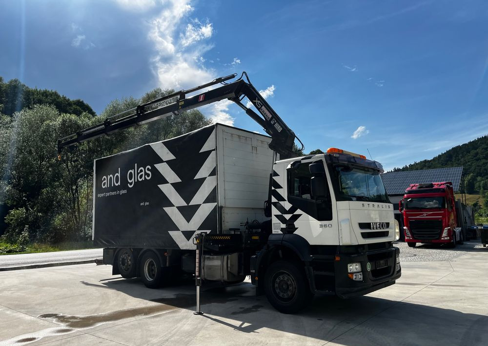 Iveco Stralis 360 // HIAB 144 E4 HIDUO + Radio // Zabudowa 6m // Oś podnoszona - وحدة جر: صورة 2 Iveco Stralis 360 // HIAB 144 E4 HIDUO + Radio // Zabudowa 6m // Oś podnoszona - وحدة جر: صورة 2