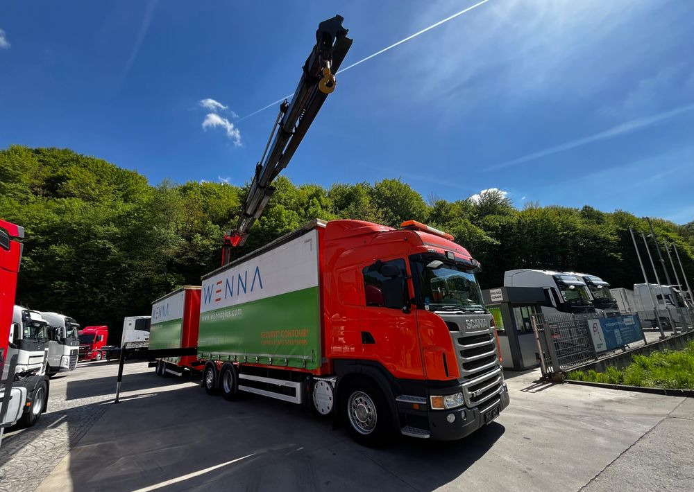 Scania G420 // Tandem // HDS Palfinger 18002 EH // Przyczepa // Oś skrętna podnoszona // Video !!! - شاحنة ستارة, شاحنة كرين: صورة 2 Scania G420 // Tandem // HDS Palfinger 18002 EH // Przyczepa // Oś skrętna podnoszona // Video !!! - شاحنة ستارة, شاحنة كرين: صورة 2
