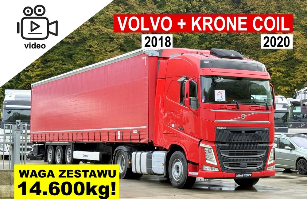 Volvo FH // Standard 2018 Rok // Klima Postojowa // I-shift // + Naczepa Krone Coilmulde 2020 Rok // Oś podnoszona // Super Stan !!! - وحدة جر, نصف مقطورة ستارة: صورة 1 Volvo FH // Standard 2018 Rok // Klima Postojowa // I-shift // + Naczepa Krone Coilmulde 2020 Rok // Oś podnoszona // Super Stan !!! - وحدة جر, نصف مقطورة ستارة: صورة 1