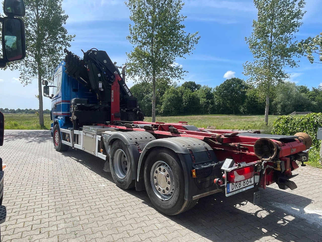 Scania R480 with hiab hookloader and hiab 262 EP5 with remote crane 2019 - شاحنات الحاويات / جسم علوي قابل للتغيير شاحنة, شاحنة كرين: صورة 3 Scania R480 with hiab hookloader and hiab 262 EP5 with remote crane 2019 - شاحنات الحاويات / جسم علوي قابل للتغيير شاحنة, شاحنة كرين: صورة 3