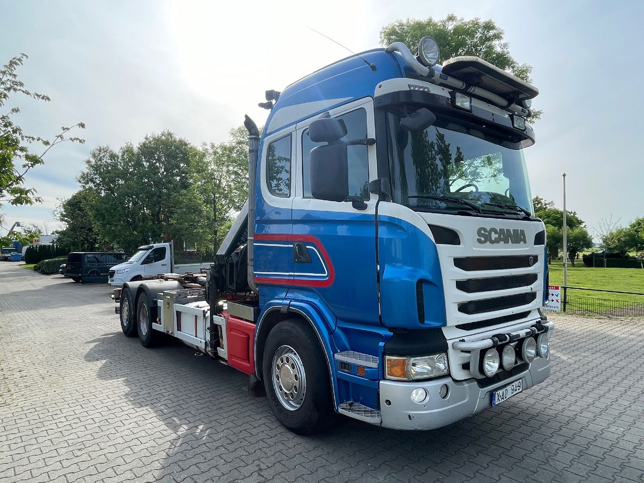Scania R480 - شاحنات الحاويات / جسم علوي قابل للتغيير شاحنة, شاحنة كرين: صورة 5 Scania R480 - شاحنات الحاويات / جسم علوي قابل للتغيير شاحنة, شاحنة كرين: صورة 5