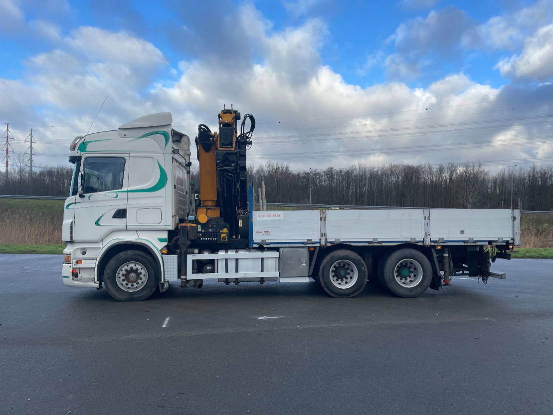 Scania R580 V8 Effer 370 crane with jib and winch - شاحنة كرين: صورة 3 Scania R580 V8 Effer 370 crane with jib and winch - شاحنة كرين: صورة 3