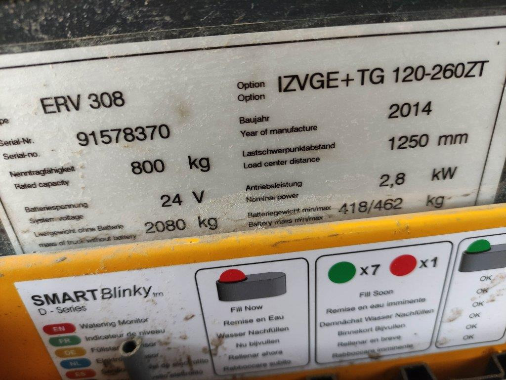 Jungheinrich ERV 308 (Breitspur) - آلة التكديس: صورة 5 Jungheinrich ERV 308 (Breitspur) - آلة التكديس: صورة 5