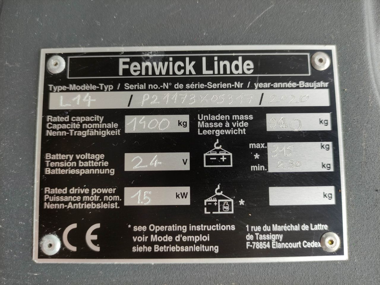Linde L14-1173 - آلة التكديس: صورة 5 Linde L14-1173 - آلة التكديس: صورة 5