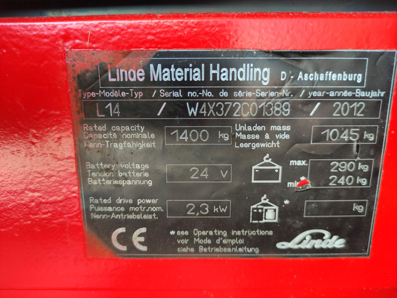 Linde L14-372 - آلة التكديس: صورة 5 Linde L14-372 - آلة التكديس: صورة 5