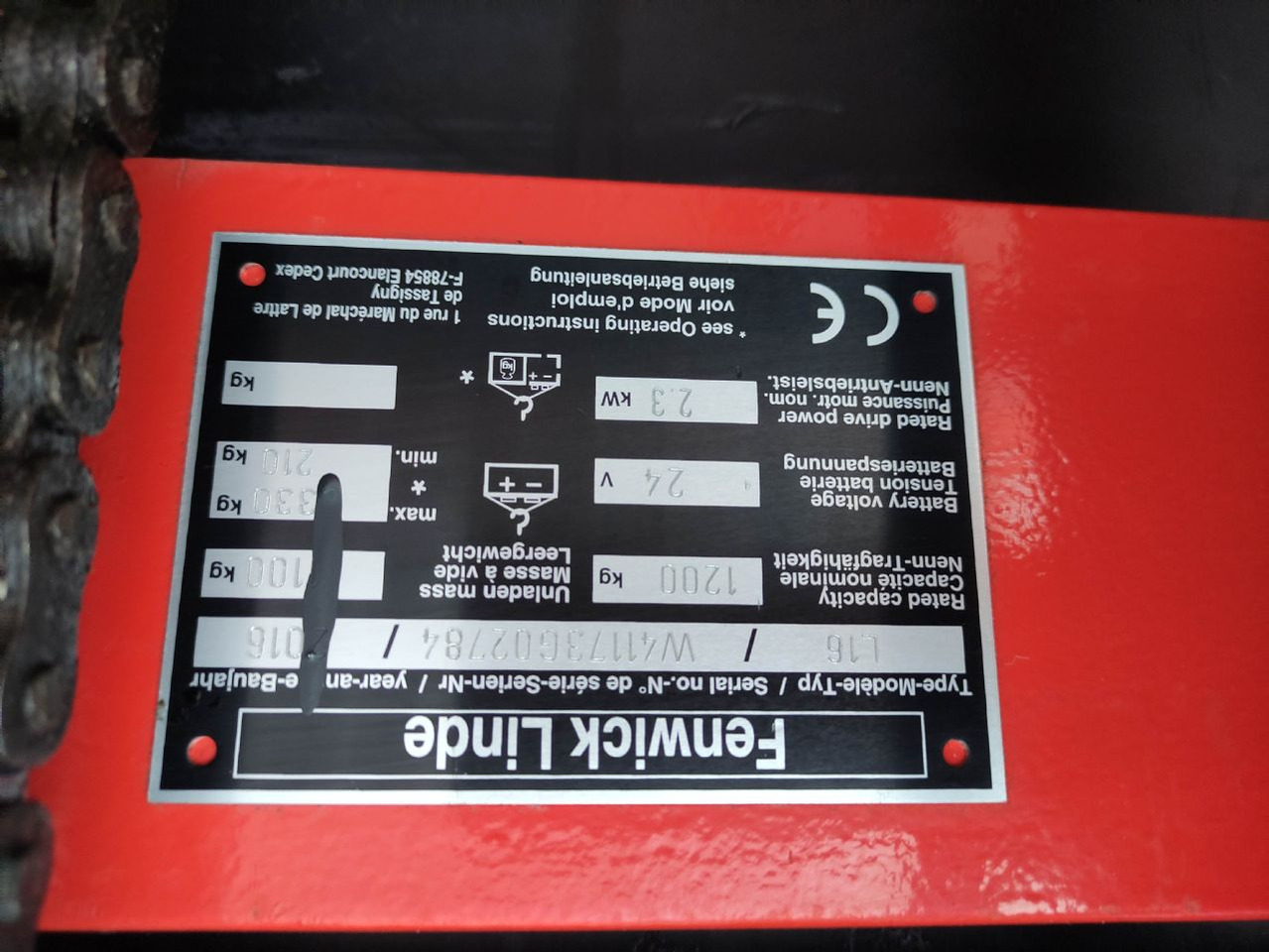 Linde L16-1173 (LACK NEU) - آلة التكديس: صورة 5 Linde L16-1173 (LACK NEU) - آلة التكديس: صورة 5