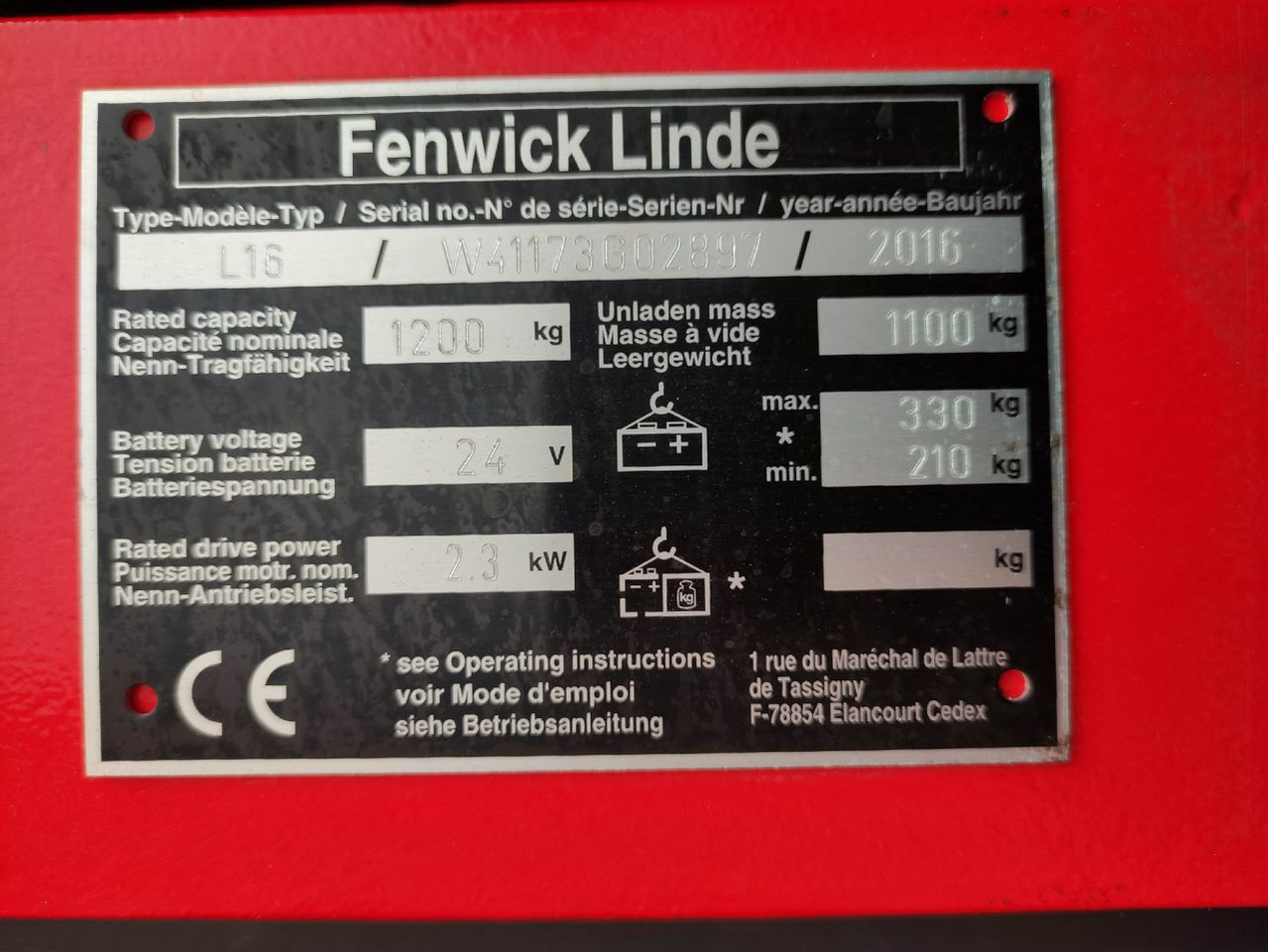 Linde L16-1173 - آلة التكديس: صورة 5 Linde L16-1173 - آلة التكديس: صورة 5