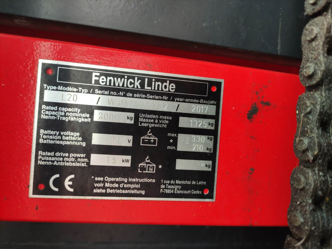 Linde L20-1173 - آلة التكديس: صورة 5 Linde L20-1173 - آلة التكديس: صورة 5