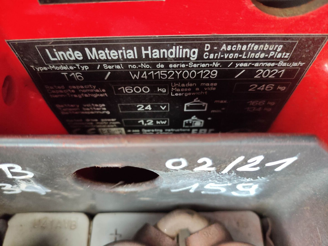 Linde T16-1152 - شاحنة باليت: صورة 5 Linde T16-1152 - شاحنة باليت: صورة 5