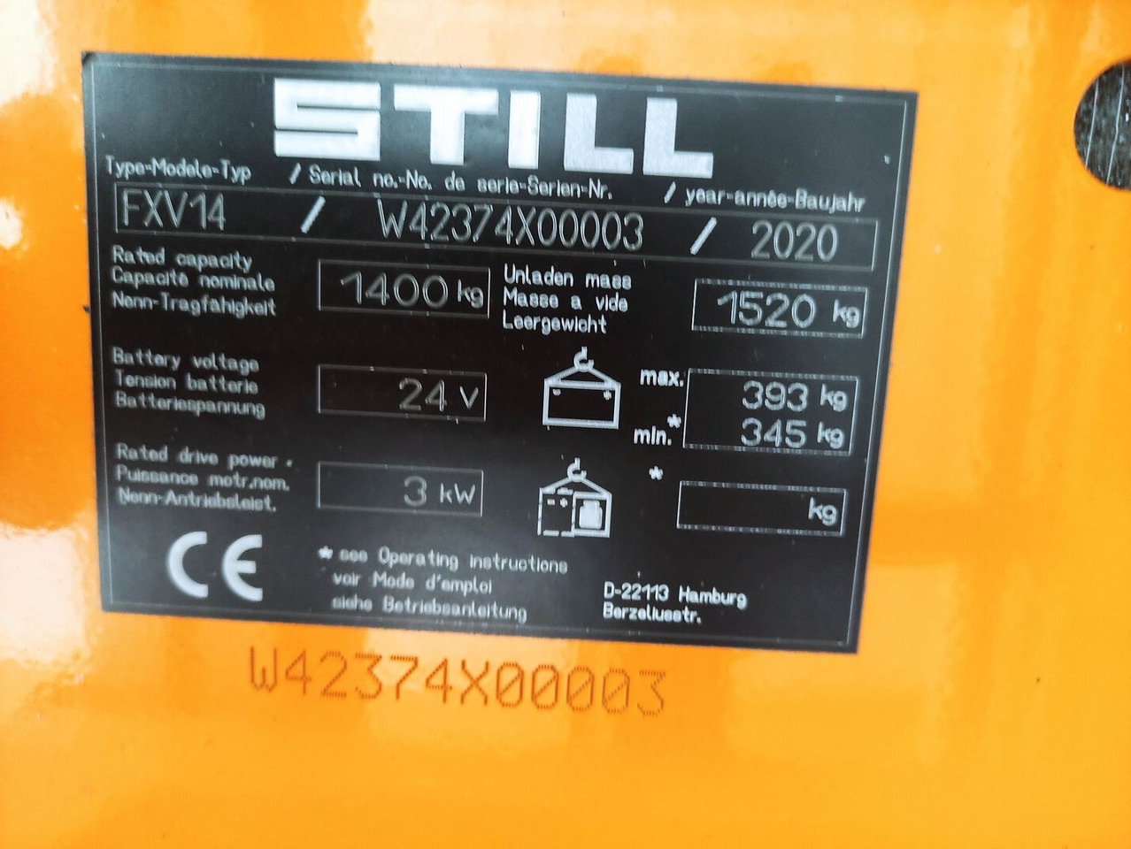 Still FXV 14 - آلة التكديس: صورة 5 Still FXV 14 - آلة التكديس: صورة 5