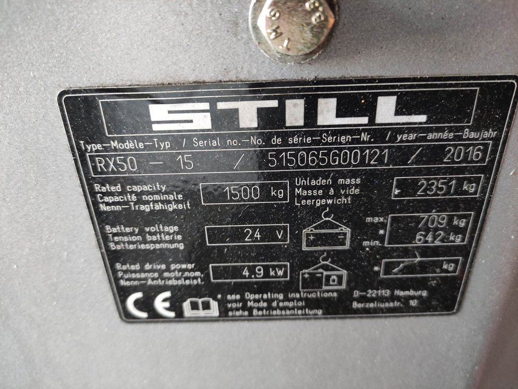 رافعة شوكية Still RX50-15: صورة 6