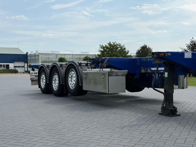 D-Tec FLEXITRAILER GESCOPEERD, 20, 40 FT, MULTI UITSCHUIFBAAR, 1 LIFTAS. - نصف مقطورة لنقل الحاويات: صورة 3 D-Tec FLEXITRAILER GESCOPEERD, 20, 40 FT, MULTI UITSCHUIFBAAR, 1 LIFTAS. - نصف مقطورة لنقل الحاويات: صورة 3