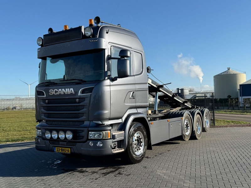 Scania R450 HANDGESCHAKELD, KABELSYSTEEM, ALCOA, LEATHER. - شاحنة ذات خطاف: صورة 1 Scania R450 HANDGESCHAKELD, KABELSYSTEEM, ALCOA, LEATHER. - شاحنة ذات خطاف: صورة 1
