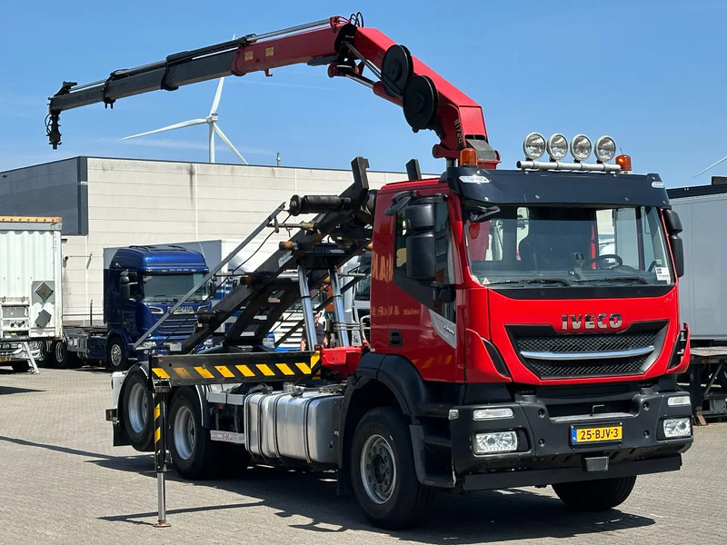 Iveco Stralis 400 6x2 HMF 1720 K3 Kraan Met 24T HTS Kabel Systeem / Rotator / Euro 6 - شاحنة - نظام الكابلات, شاحنة كرين: صورة 3 Iveco Stralis 400 6x2 HMF 1720 K3 Kraan Met 24T HTS Kabel Systeem / Rotator / Euro 6 - شاحنة - نظام الكابلات, شاحنة كرين: صورة 3