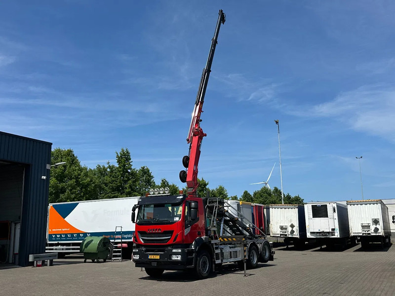 Iveco Stralis 400 6x2 HMF 1720 K3 Kraan Met 24T HTS Kabel Systeem / Rotator / Euro 6 - شاحنة - نظام الكابلات, شاحنة كرين: صورة 2 Iveco Stralis 400 6x2 HMF 1720 K3 Kraan Met 24T HTS Kabel Systeem / Rotator / Euro 6 - شاحنة - نظام الكابلات, شاحنة كرين: صورة 2